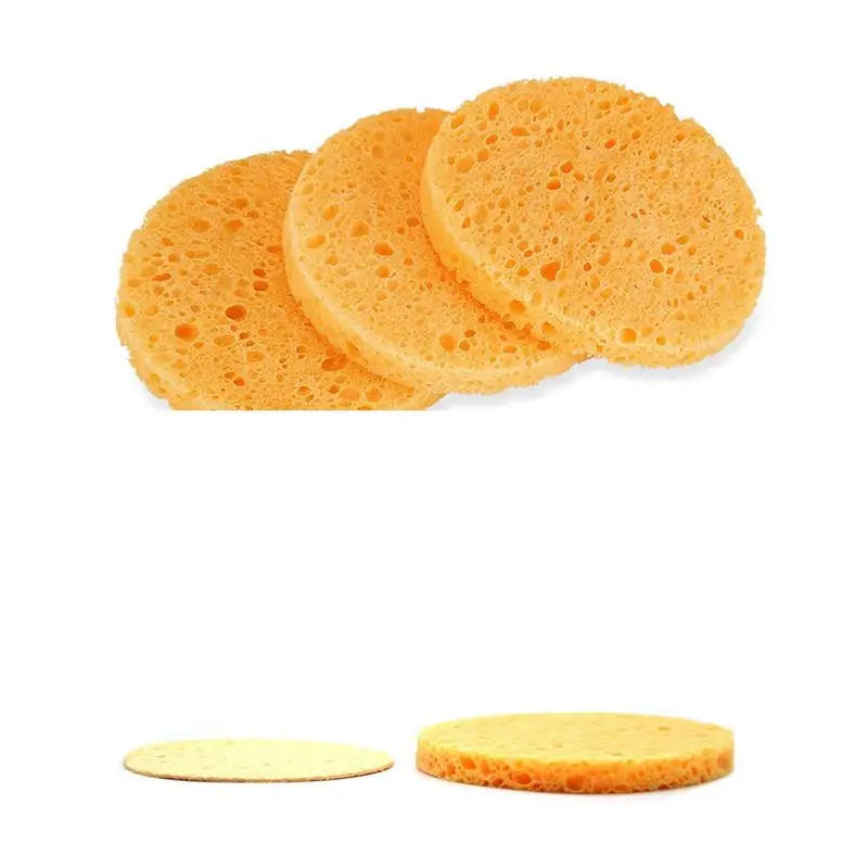 Barely Compressed Facial Cleansing Sponges