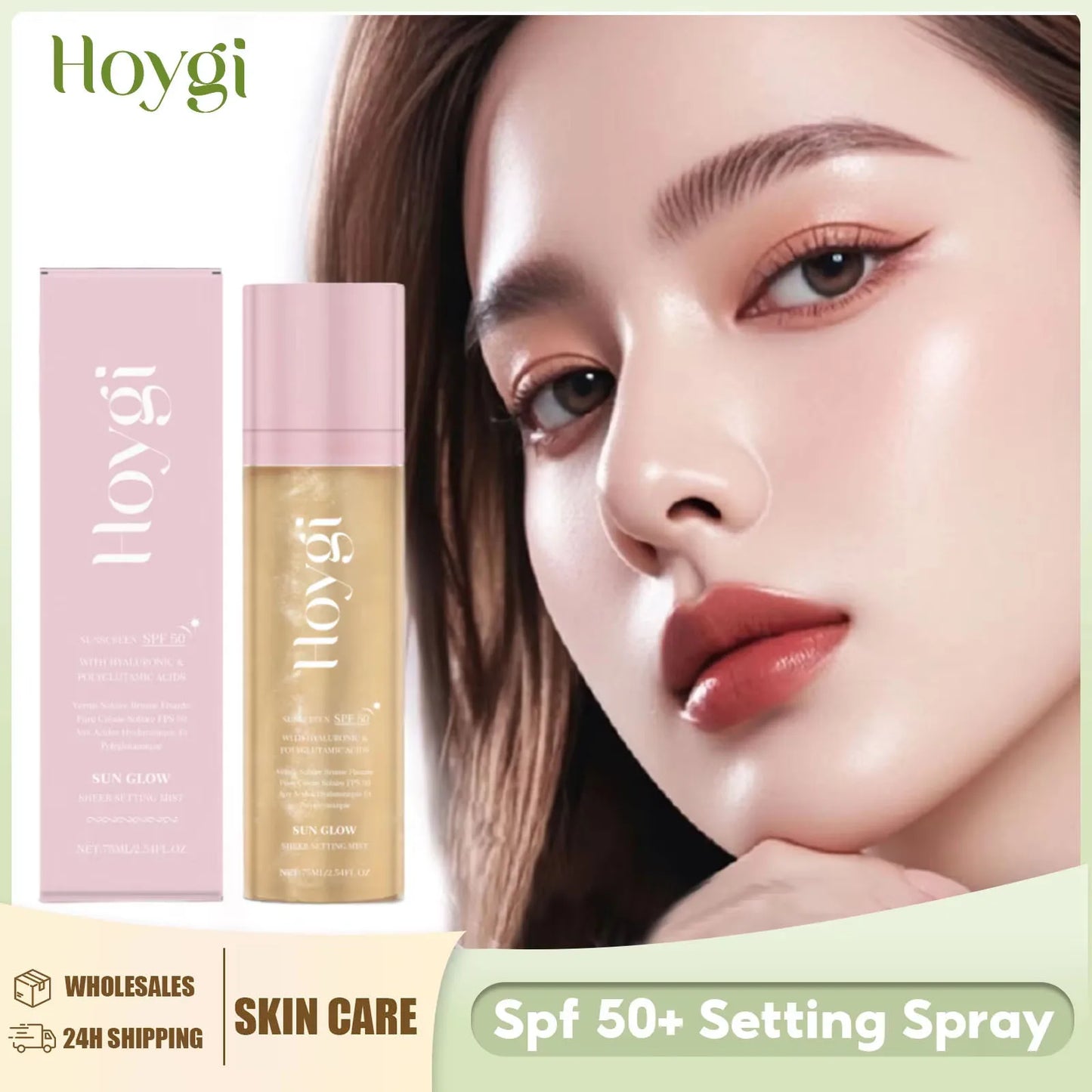 HOYGI Glow SPF 50+ Matte Setting Spray