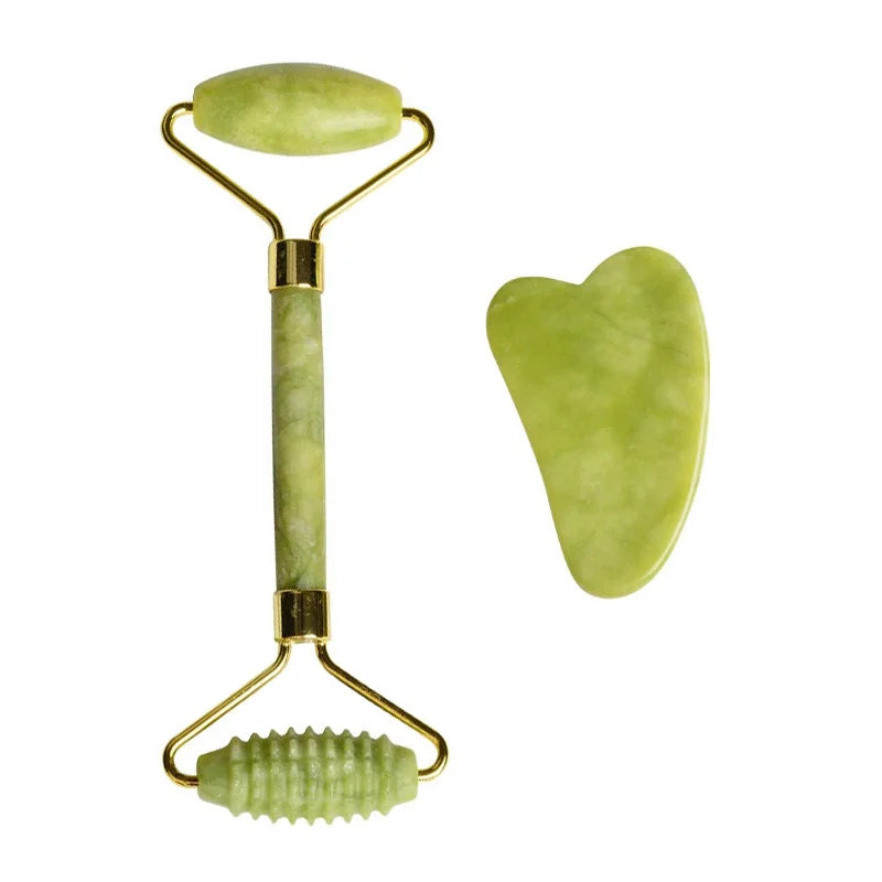 Barely Jade Roller & Gua Sha Set