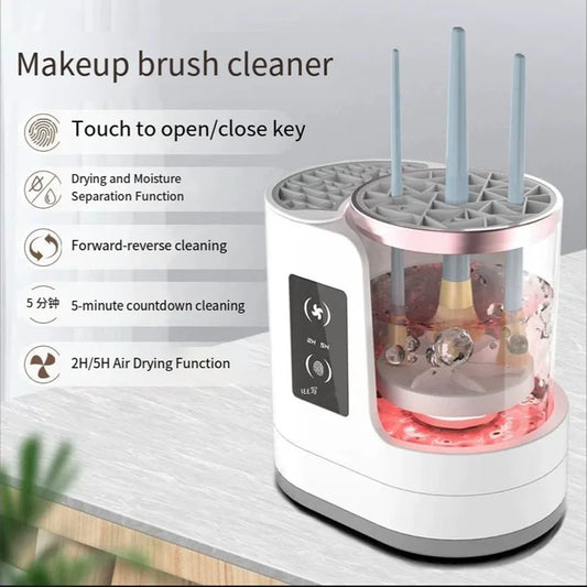 3-in-1 Electric Spin Makeup Brush Cleaner & Dryer