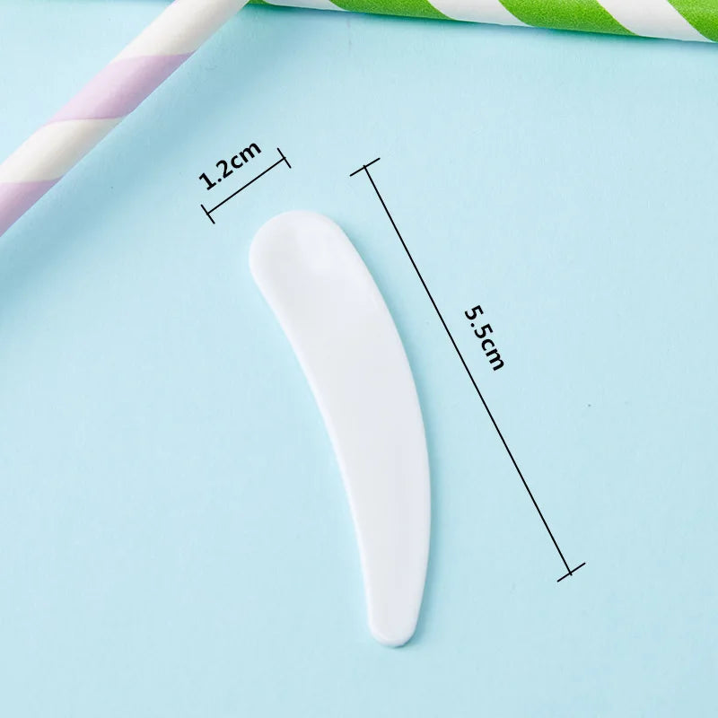 Scoop Mini Cosmetic Spatulas – 100pcs Set