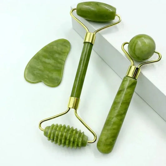 Barely Jade Roller & Gua Sha Set