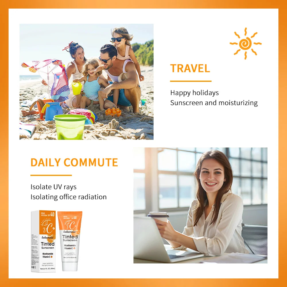 Face Shield Vitamin C Tinted Sunscreen SPF 40